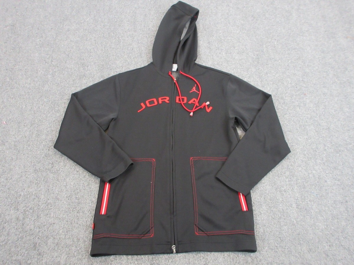 JORDAN hoodie jacket/ジョーダン　フード付きジャケット NEW Nike Jordan Air Boy's Hooded Fleece Lined Jacket, Medium