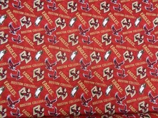 BOSTON COLLEGE "EAGLES" SPORT PRINT DESIGN NEW 100 COTTON 1/2 YARD