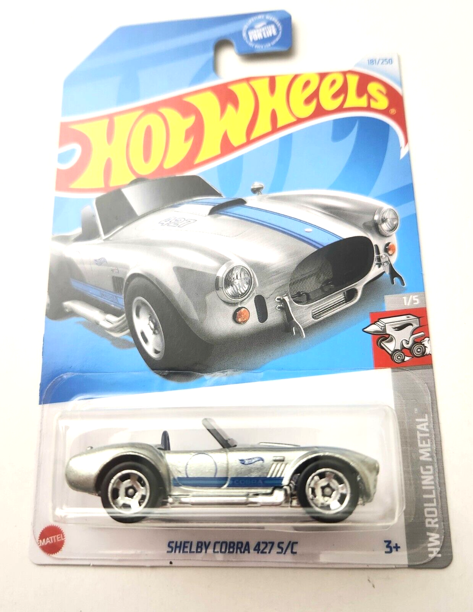 Hot Wheels Shelby Cobra 427 S/C Chrome #181 181/250 - 2024 HW