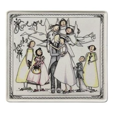 Love One Another Wedding Couple Decor Ceramic Tile Art Wall Decor 4.5x4.5