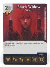 Dice Masters Marvel Knights Black Widow Limited Edition Prize Card OP Kit New
