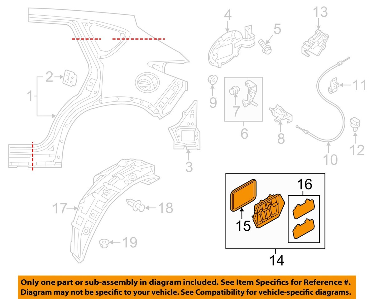 MAZDA OEM 17-18 CX-5 Quarter Panel-Pressure Vent KB7W51920 | eBay