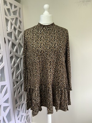Evans Tunic Size 16 Societe+ Kitty Tier Animal Print Top New with tags