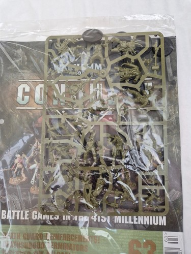 WARHAMMER 40K CONQUEST ISSUE 63 NEW DEATH GUARD REINFORCEMENTS PLAGUE MARINE - Picture 2 of 3