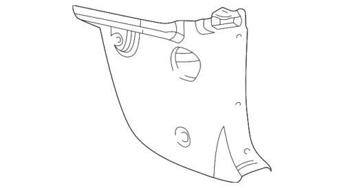 Panel de recubrimiento del lado del conductor para Ford Focus 2005-2007 (N/P 5S4Z-5402345-CAA)