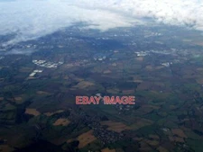 PHOTO  CRANFIELD AIRPORT FROM THE AIR THE AIRPORT  IS IN THE LOWER HALF OF THE P