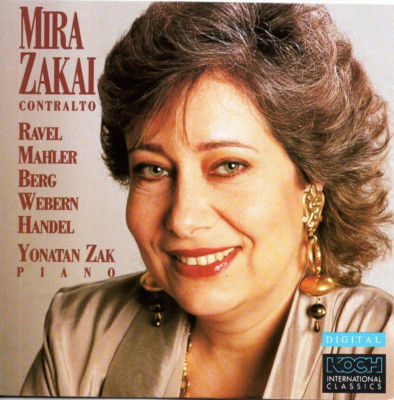 MIRA ZAKAI, Contralto - Ravel Mahler Berg Webern Händel | sehr gut (C3966)