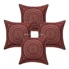 Brocade Jacquard Cushion Cover Boho Bohemian Car Pillow Cases For Home Decor