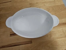 Vintage CorningWare P-14-B Oval Casserole Dish 400 ML NO lid; embossed backstamp