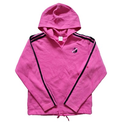 pink pullover sweatshirt