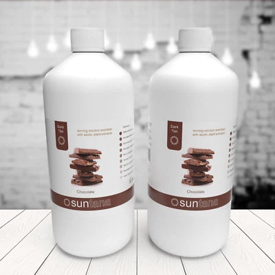 SUNTANA SPRAY TAN LTD 2 X 1000Ml Suntana Schokoladen Duftender Dunkler Bräunung (12% DHA) - 2 X Liter