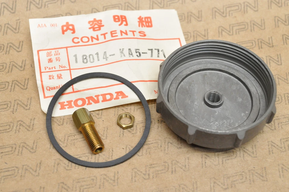 Juego tapa carburador Elsinore 16014-KA5-771 NUEVO DE STOCK Honda CR250 R CR480 R CR500 R Foto 2 de 2