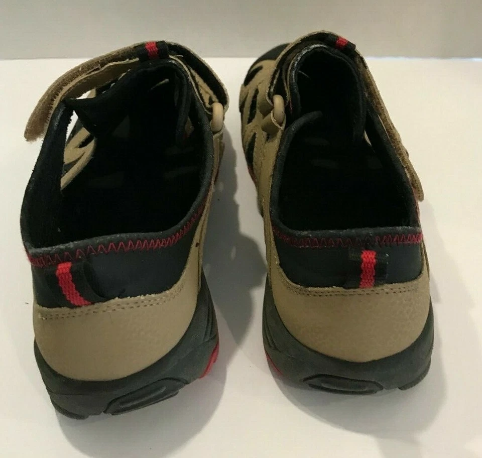 Sandalias Land's End Tan Garcons niños talla 5 colores neutros - beige, rojo, negro. Foto 3 de 4