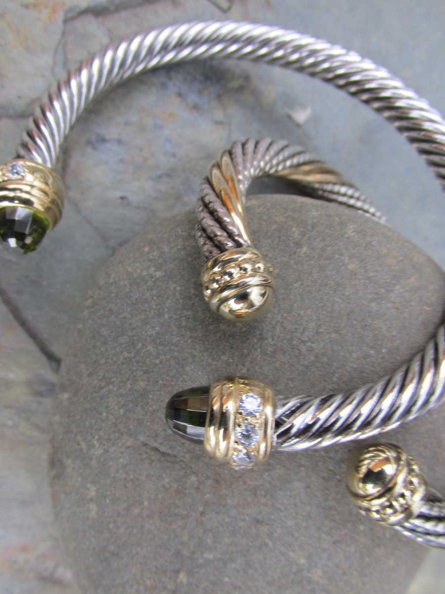 Sterling Silver Braided Wire Gemstone Ring - Available in 8 stones Sterling Silver Braided Wire Gemstone Ring - Available in 8 stones