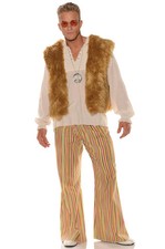 Brand New 1960's Sunny Hippie Sonny and Cher Inspired Adult Costume