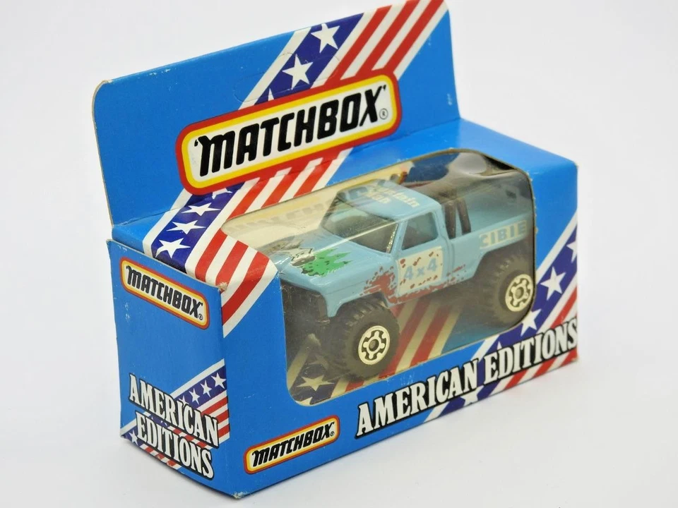 MATCHBOX AMERICAN EDITIONS OPEN BACK TRUCK MOUNTAIN MAN MINT IN UNOPENED BOX - Image 4 of 4