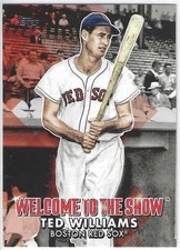 2022 Topps Ted Williams Boston Red Sox Welcome to the Show Insert card #WTTS-32