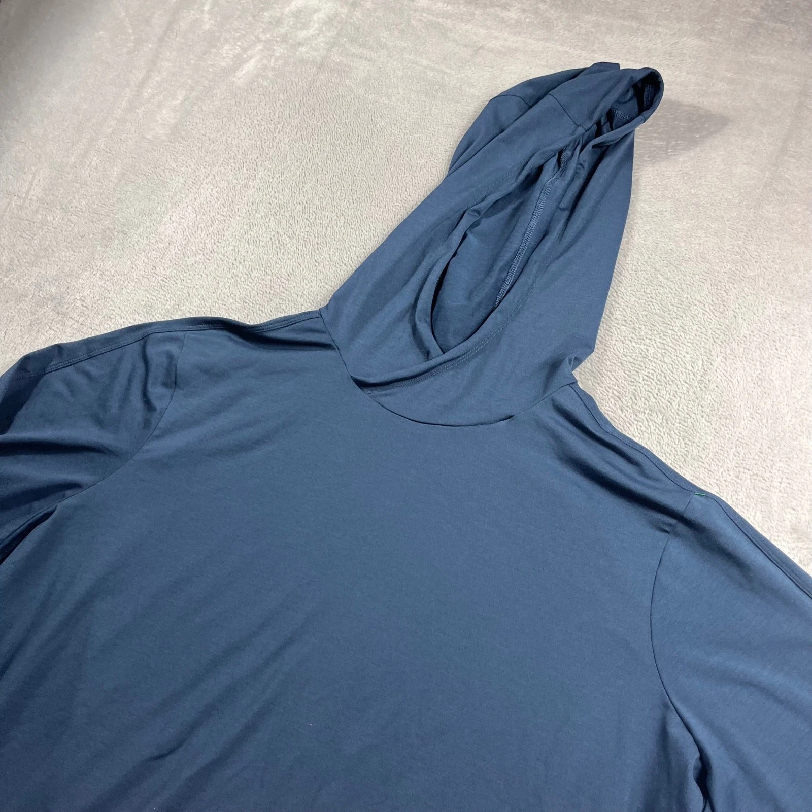 REI Co-op Sahara Shade Hoodie Mens XLarge Tall Blue Grey Sun Shirt