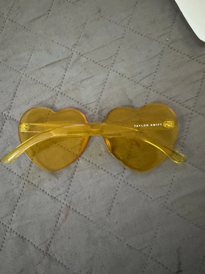 Taylor Swift оригинальный желтый сердце в форме любитель солнцезащитные очки - Изображение 2 из 2
