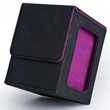 Kartendeckbox mit Sichtfenster, Spielkarten Aufbewahrung, TCG geeignet