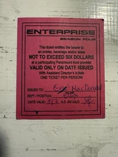 Meal Ticket Star Trek Crew Enterprise Season Four Star Trek