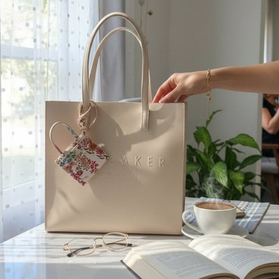 Ted Baker London Tote   New with Bag Charm