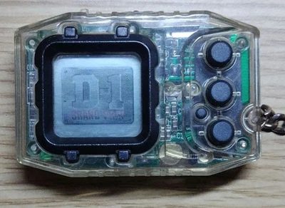 Bandai Digimon Pendulum D-1 Clear & Black Virtual Pet Toy Japan No Box Used - image 1 of 4