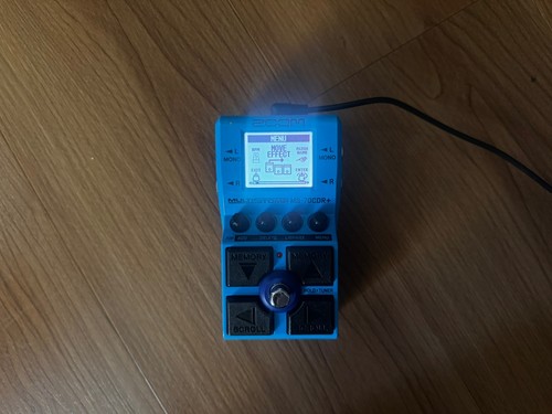 Zoom MS-70CDR+ MultiStomp Chorus/Delay/Reverb Pedal Blue