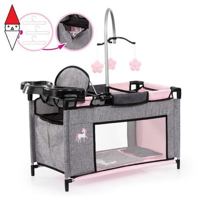 bambola Bayer Multifunktionsbett für Puppen bis 46 cm