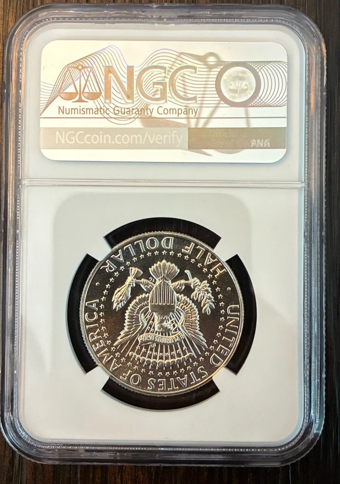 1966 SMS Kennedy Mint Error Variety DDO FS-103 NGC MS67 Beautiful Silver - Image 2 of 2