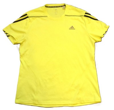 Adidas Running Response Climalite T-shirt Women's Hi Viz Yellow M Medium GC