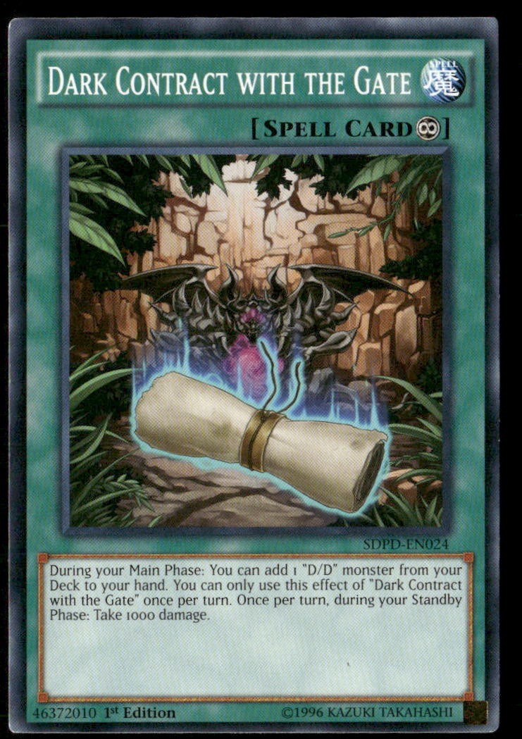 Dark Contract with the Gate Structure Deck: Pendulum Domination SDPD-EN024 LP