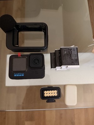 GoPro HERO11 Black Creator Edition Media Mod LED Licht Neuwertig + Viel Zubehör