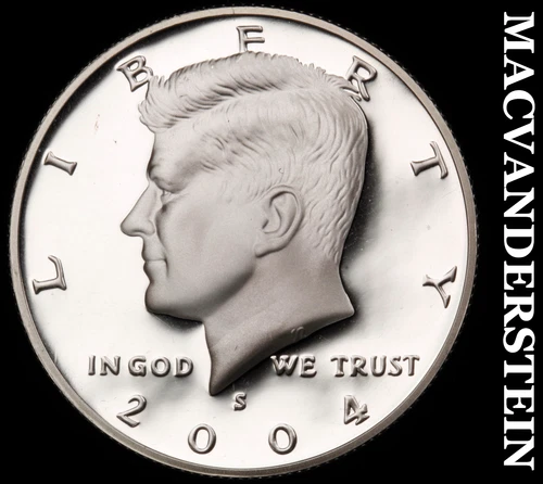 2004-S Silver Kennedy Half Dollar - Choice Gem Proof  Lustrous  #i7681