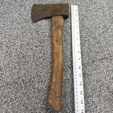 Vintage Craftsman Hatchet Axe W/ Wooden Handle Made In USA 15 Inch