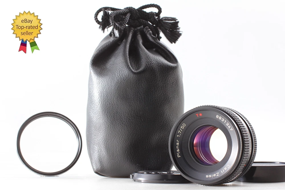 ZEISS Planar T* Camera Lenses 50mm Focal f/1.7 Maximum Aperture