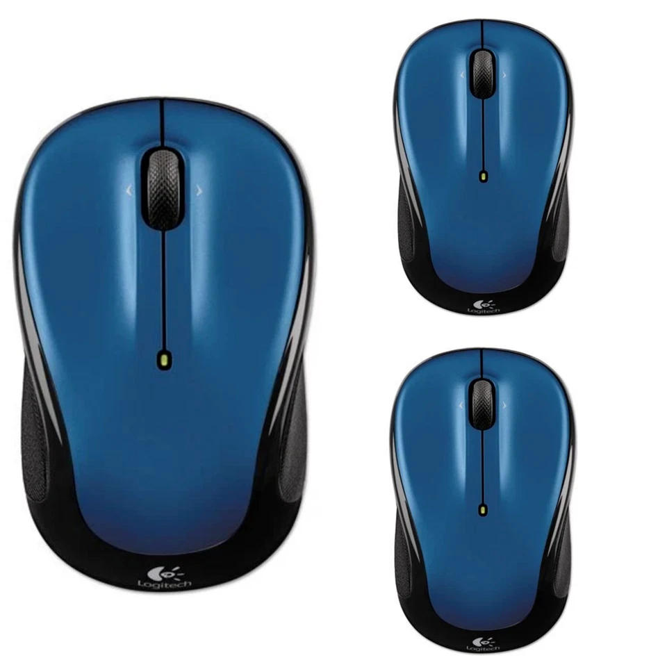 Paquete de 3 - Mouse compacto óptico inalámbrico Logitech M325 - Sin receptor Foto 2 de 2