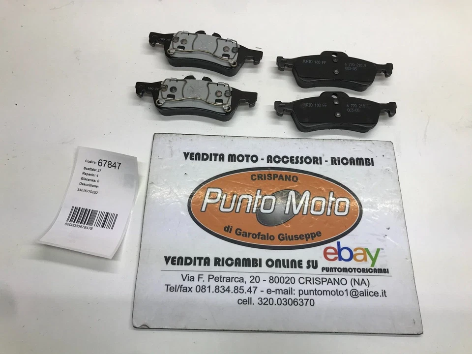 Pastiglie Pasticche pattini freno Posteriore MINI Cabriolet (R52) originale - Immagine 3 di 4