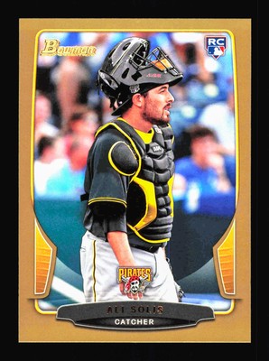 2013 Bowman #175 Ali Solis Gold Rookie Pittsburgh Pirates
