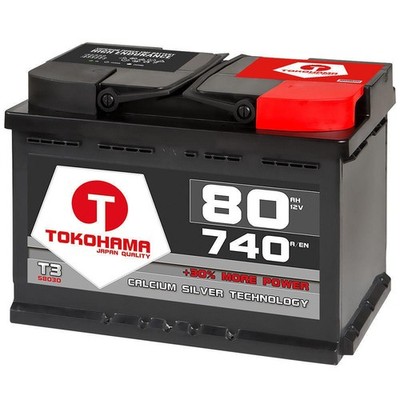 Autobatterie 80Ah 740A +30% mehr Power TOP ANGEBOT ersetzt 74Ah 75Ah
