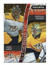 /149 Gold 2023-24 Upper Deck Synergy Juuse Saro Yaroslav Askarov #SD-12 Hockey