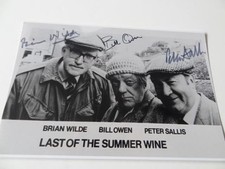 LAST OF THE SUMMER WINE SIGNED PRE-PRINT 2 BILL OWEN PETER SALLIS BRIAN WILDE