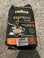 Lavazza Espresso Barista Gran Crema Whole Bean Coffee Medium Roast 2.2 Pound Bag