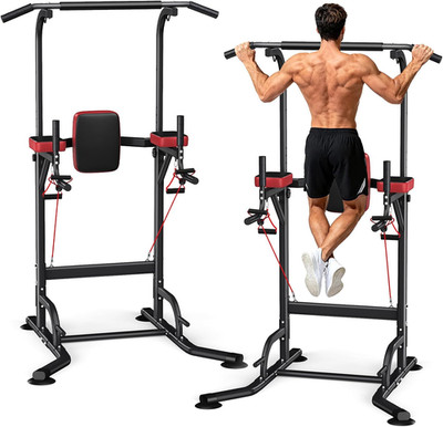 Pull up Bar Free Standing for Multi-Function Home Gym Strength, Pull up Dip Stat