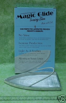 STEAMER GRAVITY TEFLON IRON SHOE #66N 7' x 4-1/4''