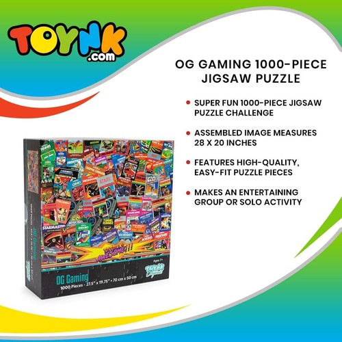 OG Gaming 1000-Piece Jigsaw Puzzle for Adults Kids | Interactive Brain Teaser... - Picture 7 of 7