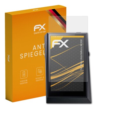 atFoliX 3x Displayfolie für IRiver Astell&Kern AK300 Schutzfolie matt&stoßfest