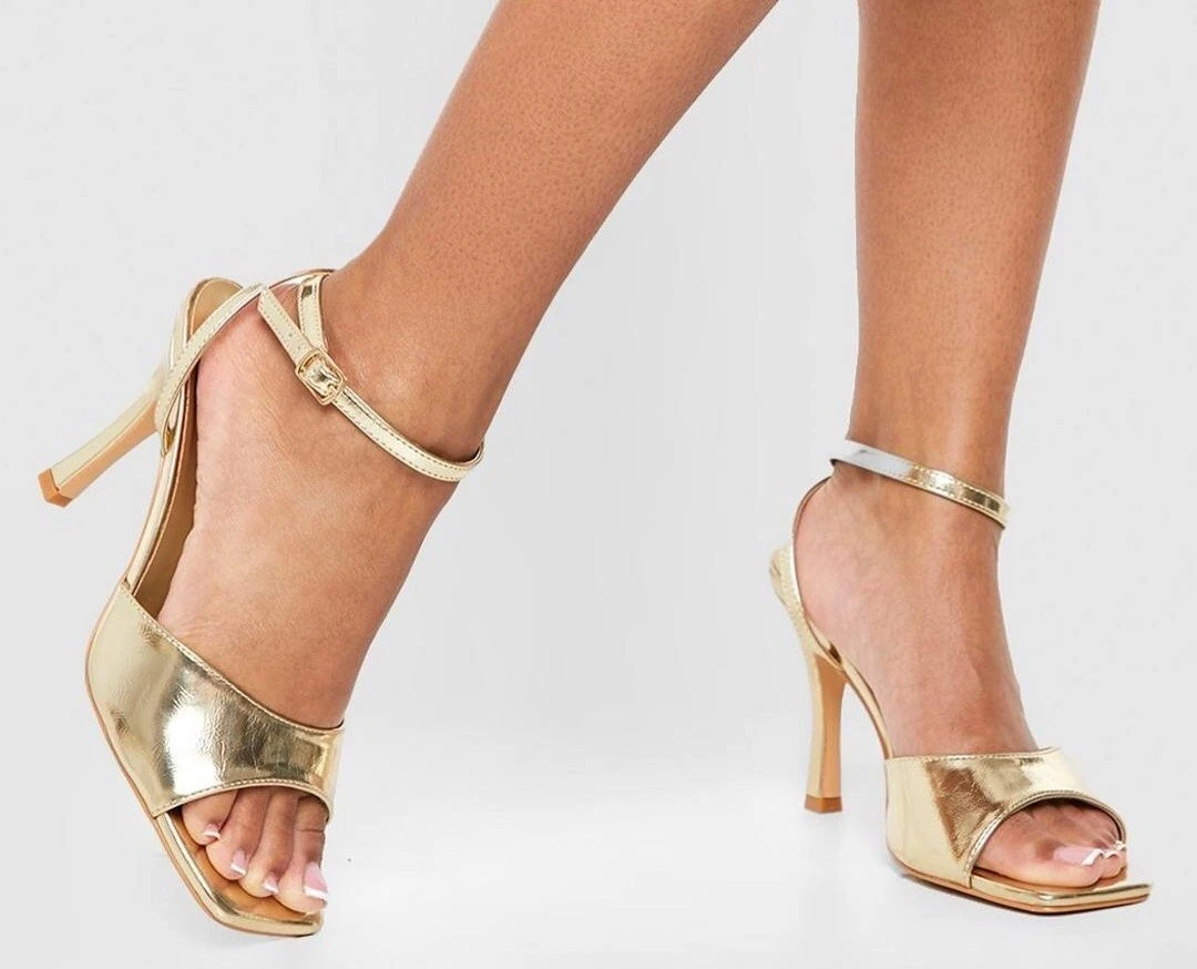 Wide fit sales gold sandals uk