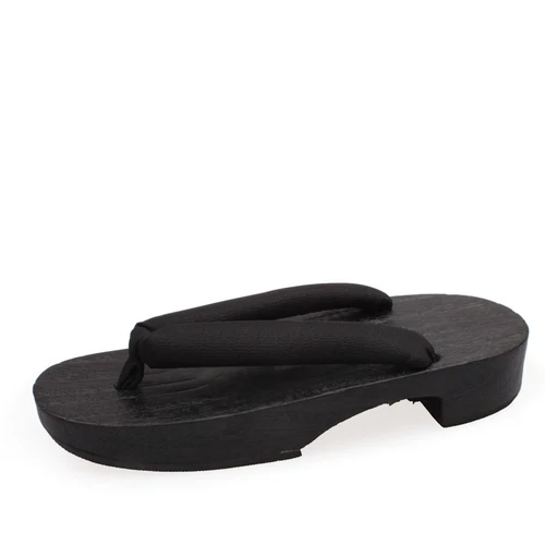 Women Japanese Flat Geta Clog Kimono Flip-flop Wood Slipper Sandal Cosplay Shoes - Bild 5 von 15