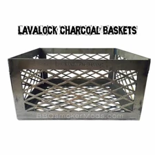 Charcoal basket fire box Oklahoma Joe longhorn highland BBQ Smoker 12 x 10 x 6